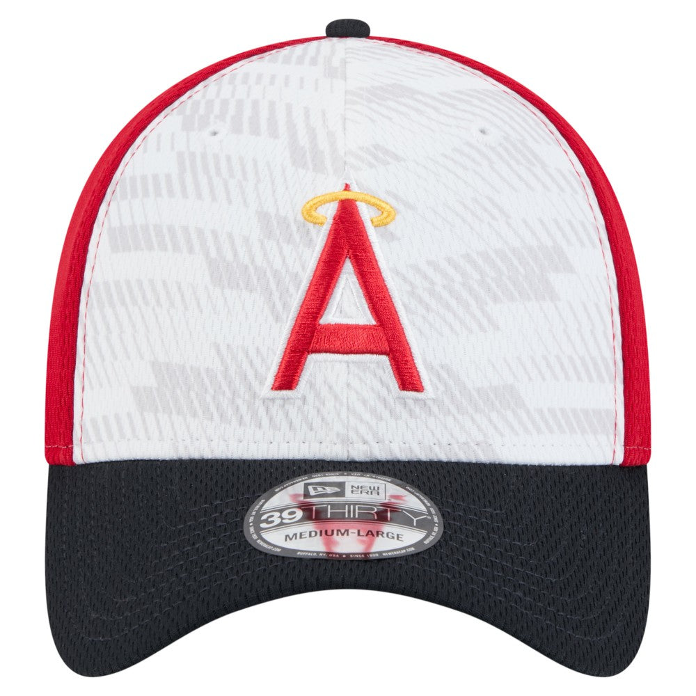 Los Angeles Angels New Era 2025 MLB Clubhouse 39THIRTY Flex Hat Sale