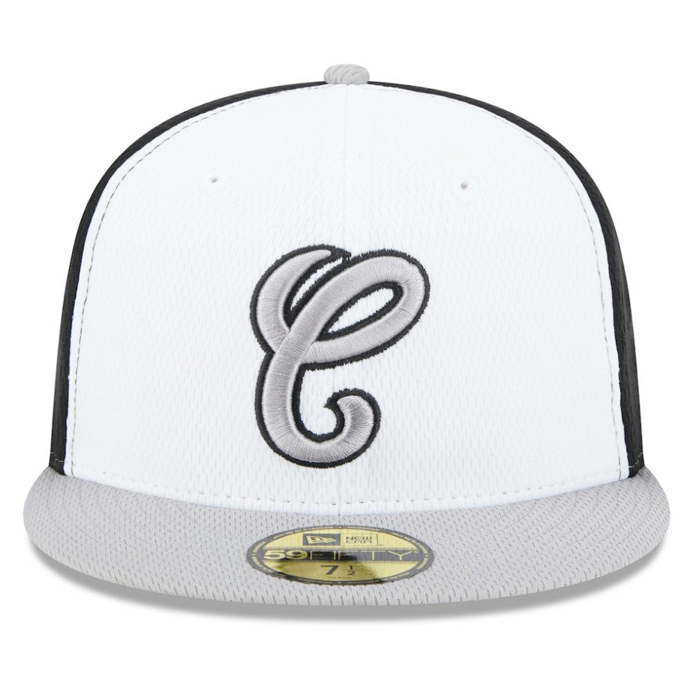 Chicago White Sox New Era 2025 MLB Clubhouse 59FIFTY Fitted Hat Lifestyle