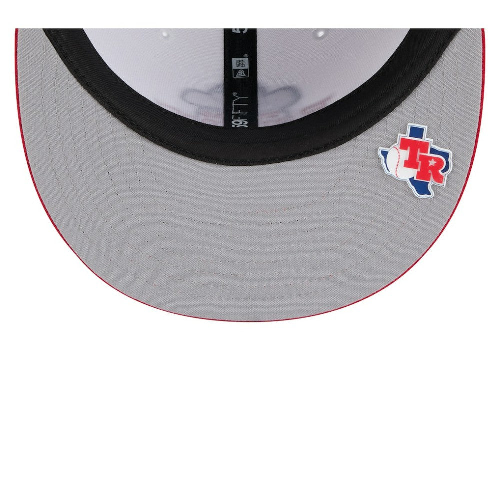 Texas Rangers New Era 2025 MLB Clubhouse 59FIFTY Fitted Hat Lifestyle