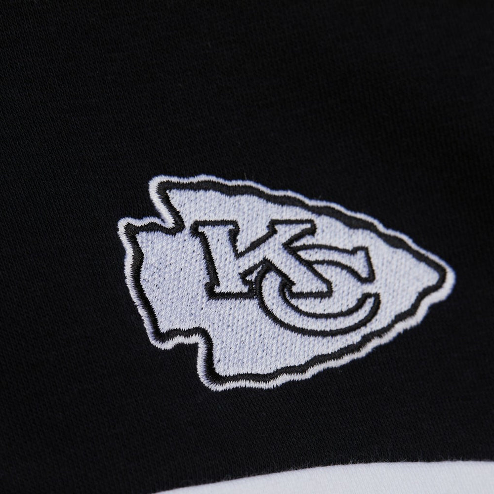 Kansas City Chiefs Women's Quarter-Zip Jacket Black - Mitchell & Ness