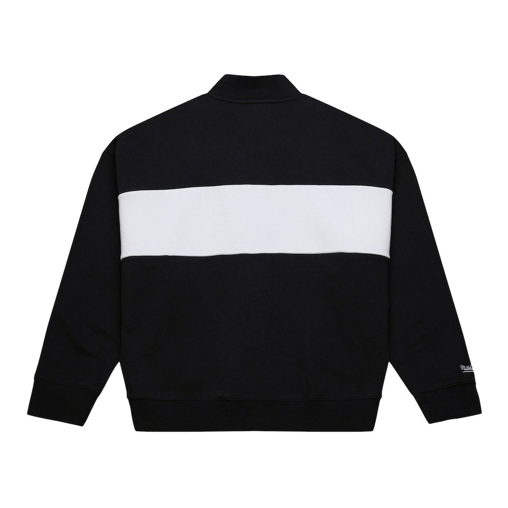 Dallas Cowboys Women's Quarter-Zip Jacket Black - Mitchell & Ness