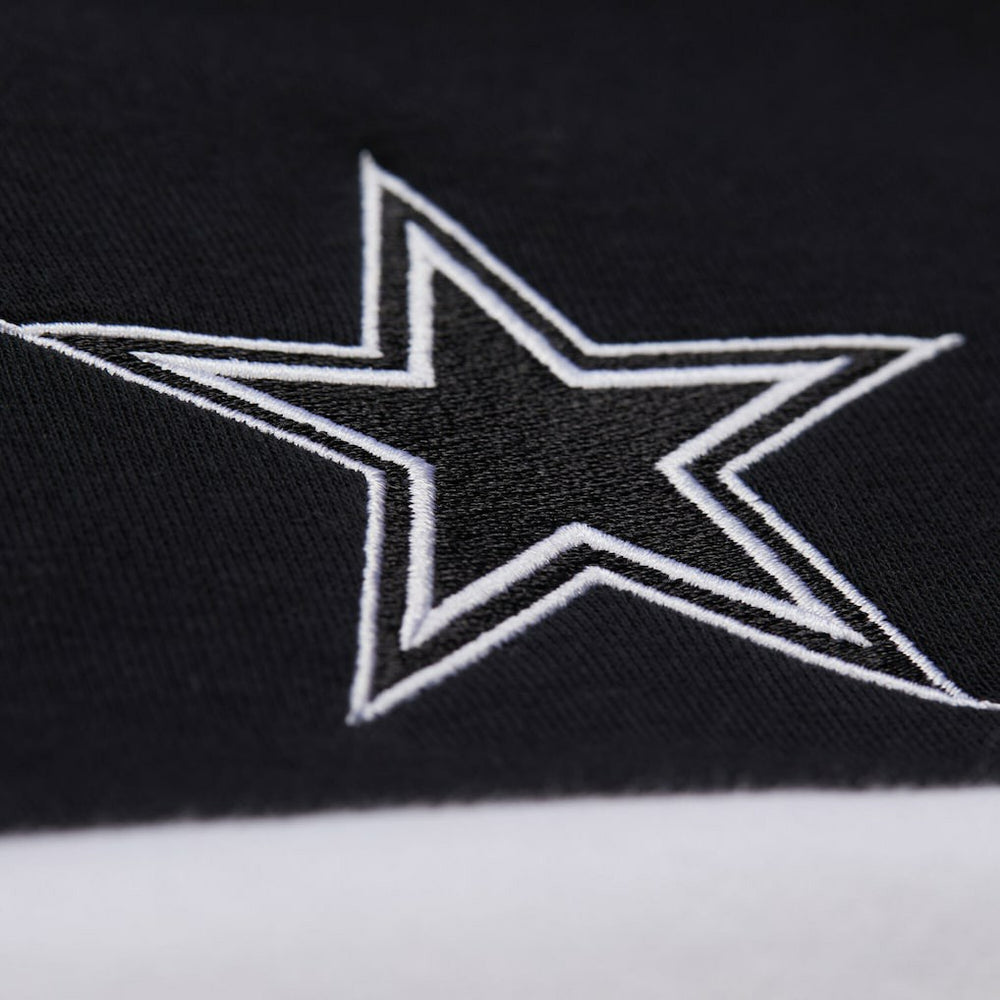 Dallas Cowboys Women's Quarter-Zip Jacket Black - Mitchell & Ness