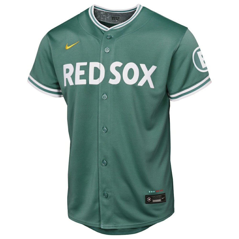 Boston Red Sox Nike Youth 2025 City Connect Limited Jersey - Green | MLB Jerseys