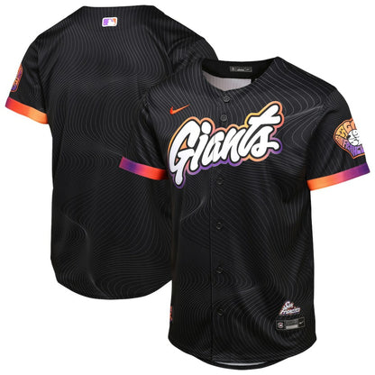 San Francisco Giants Nike Youth 2025 City Connect Limited Jersey - Anthracite | MLB Jerseys