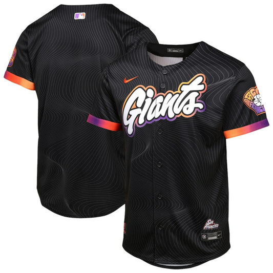 San Francisco Giants Nike Youth 2025 City Connect Limited Jersey - Anthracite | MLB Jerseys