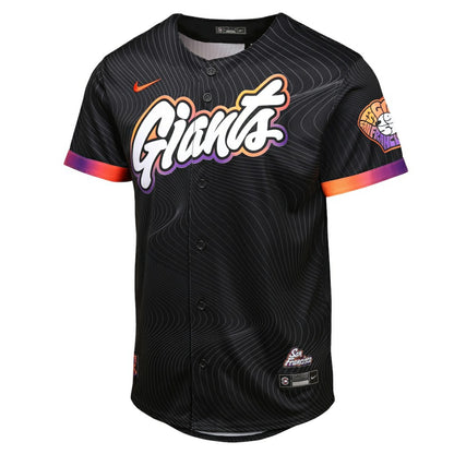 San Francisco Giants Nike Youth 2025 City Connect Limited Jersey - Anthracite | MLB Jerseys