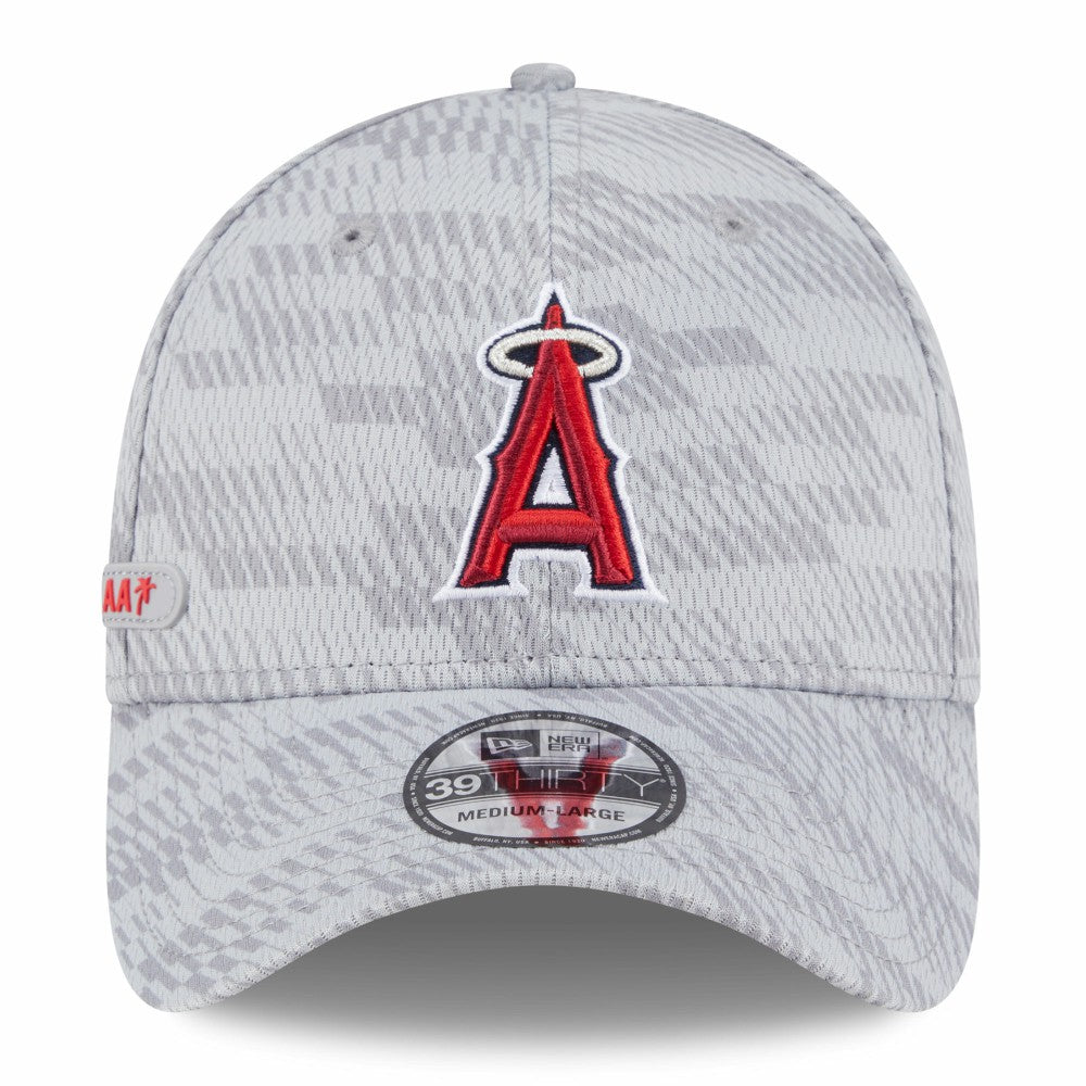 Los Angeles Angels New Era 2025 MLB Clubhouse 39THIRTY Flex Hat On Sale