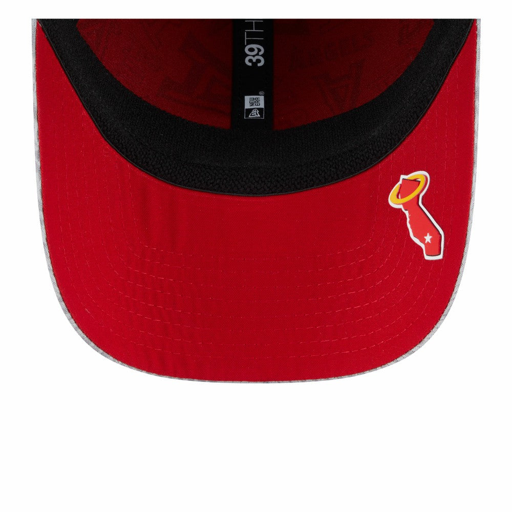 Los Angeles Angels New Era 2025 MLB Clubhouse 39THIRTY Flex Hat On Sale