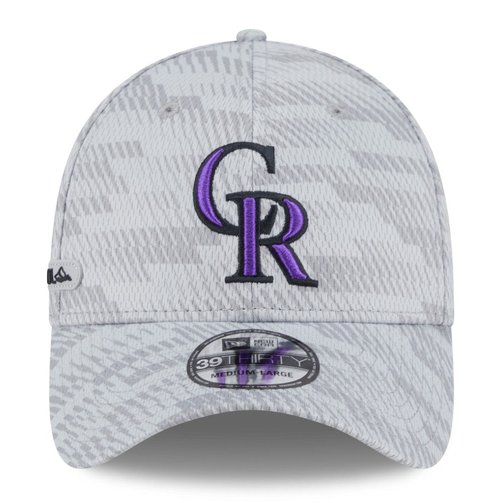 Colorado Rockies New Era 2025 MLB Clubhouse 39THIRTY Flex Hat Clearance