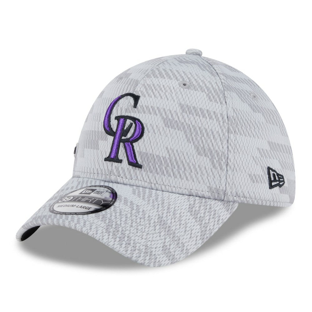 Colorado Rockies New Era 2025 MLB Clubhouse 39THIRTY Flex Hat Clearance