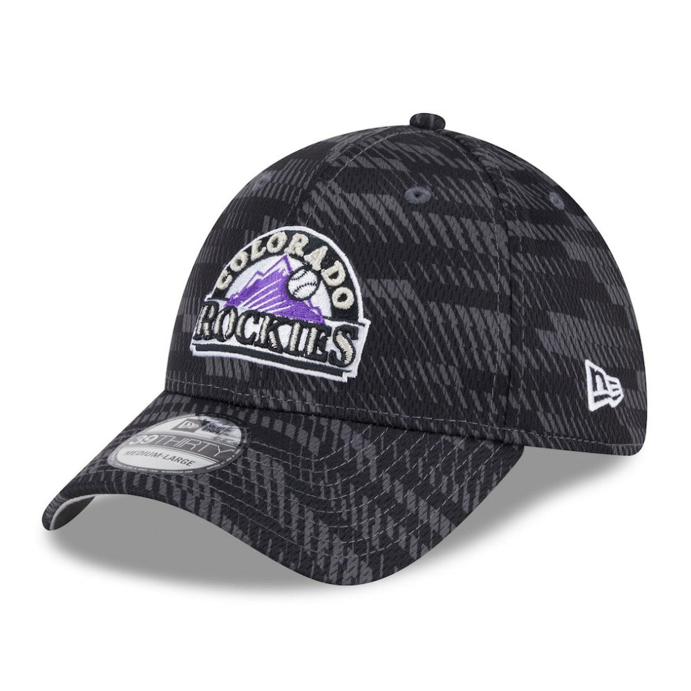 Colorado Rockies New Era 2025 MLB Clubhouse 39THIRTY Flex Hat Lifestyle