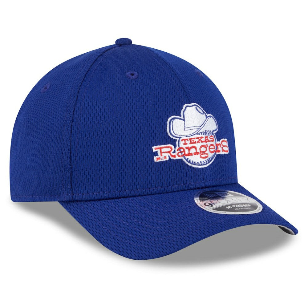 Texas Rangers New Era 2025 MLB Clubhouse 9FORTY M-Crown Adjustable Hat Sale