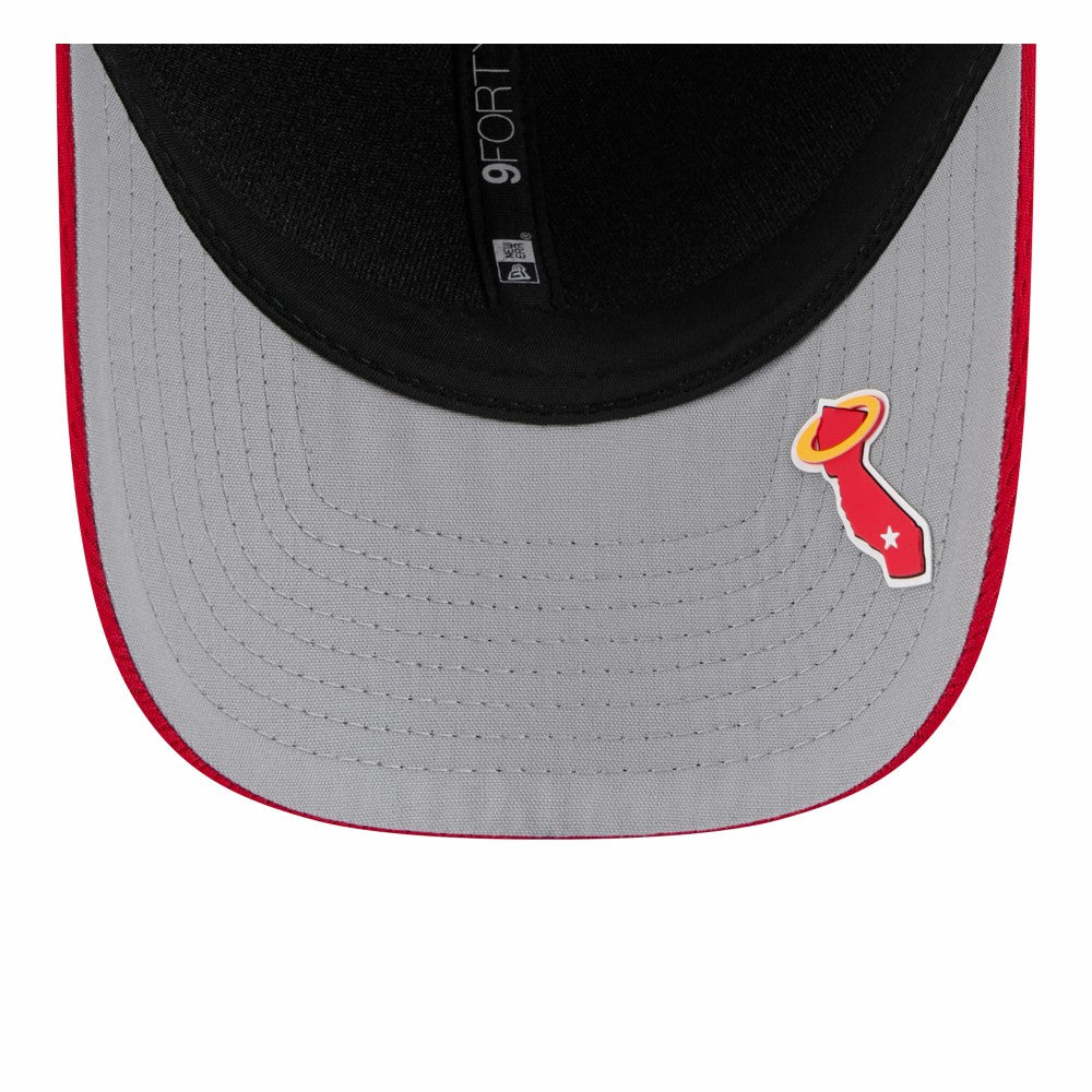 Los Angeles Angels New Era 2025 MLB Clubhouse 9FORTY Adjustable Hat On Sale