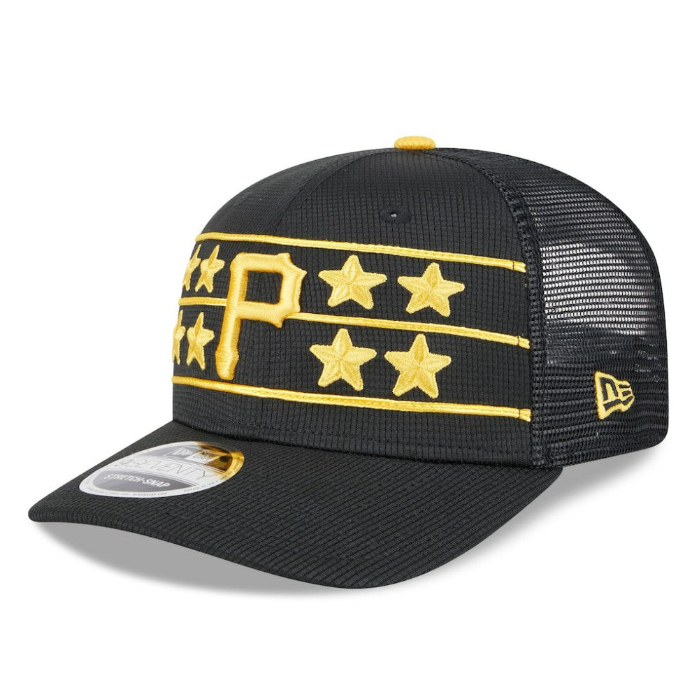 Pittsburgh Pirates New Era 2025 Batting Practice 9SEVENTY Stretch-Snap Trucker Hat discount