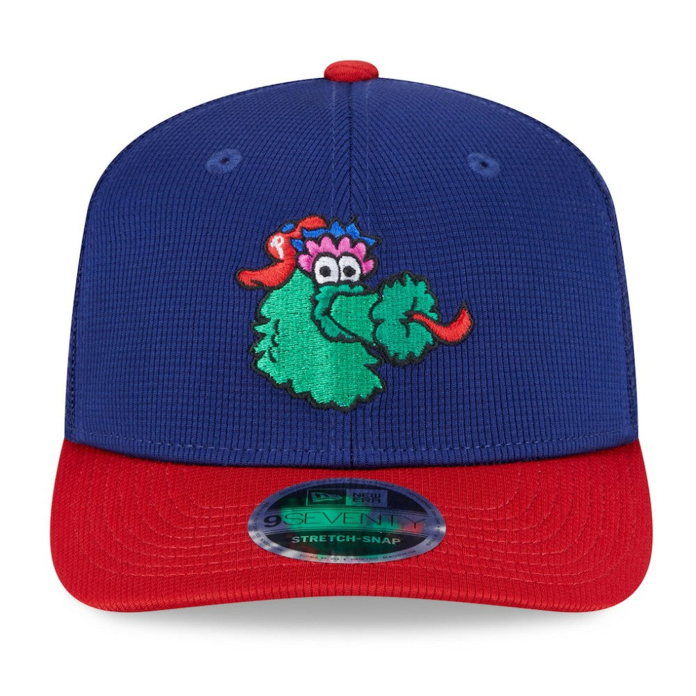 Philadelphia Phillies New Era 2025 Batting Practice 9SEVENTY Stretch-Snap Trucker Hat On Sale