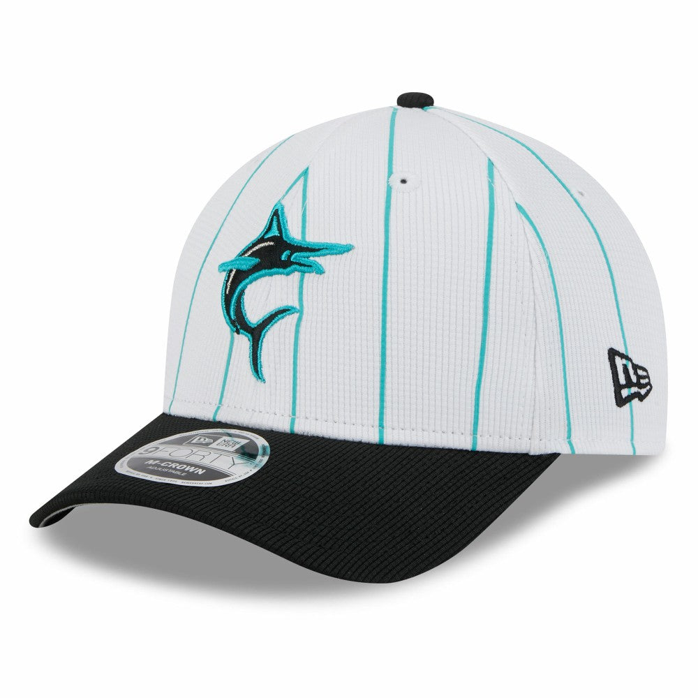 Miami Marlins New Era 2025 Batting Practice 9FORTY M-Crown Adjustable Hat Online