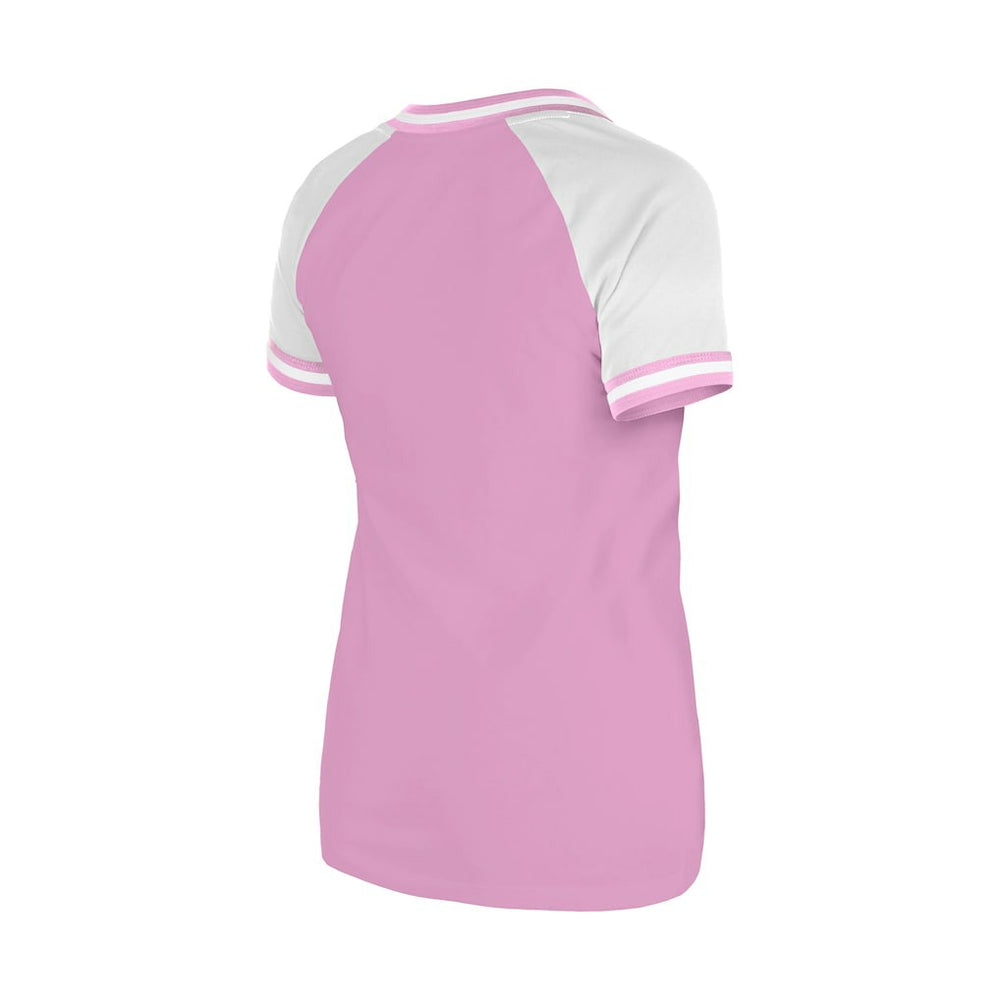 Las Vegas Raiders New Era Women's Mommy & Me V-Neck T-Shirt Pink - NFL
