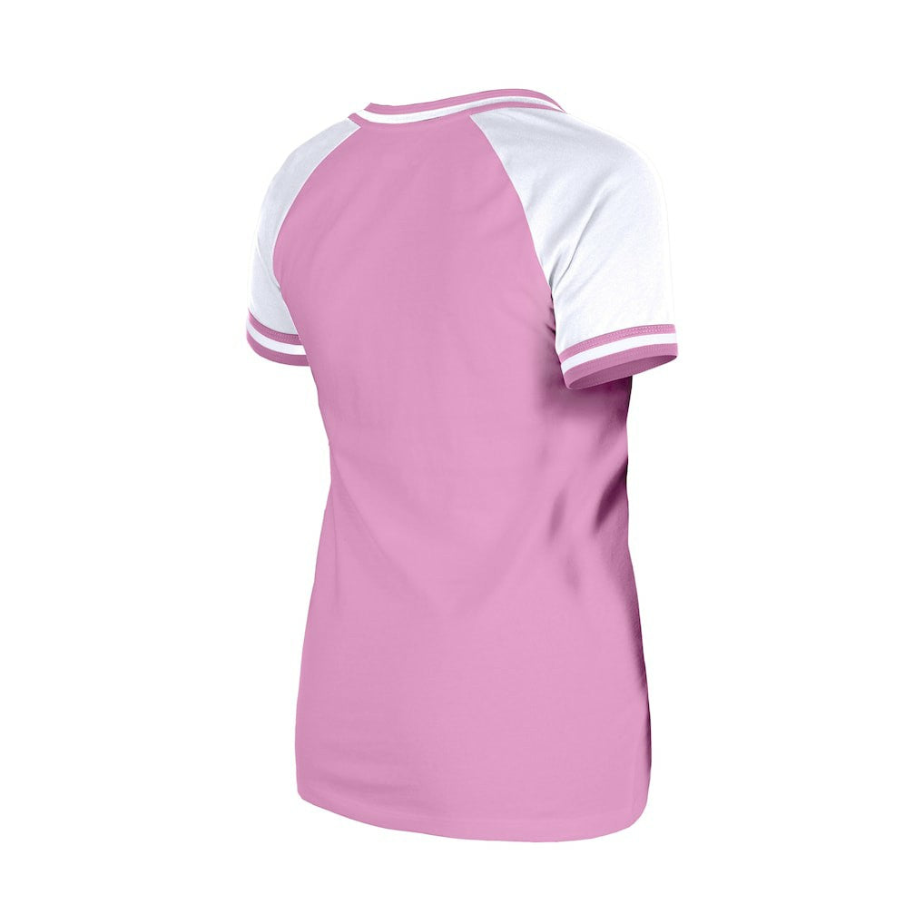 New Orleans Saints New Era Women's Mommy & Me V-Neck T-Shirt Pink - NFL