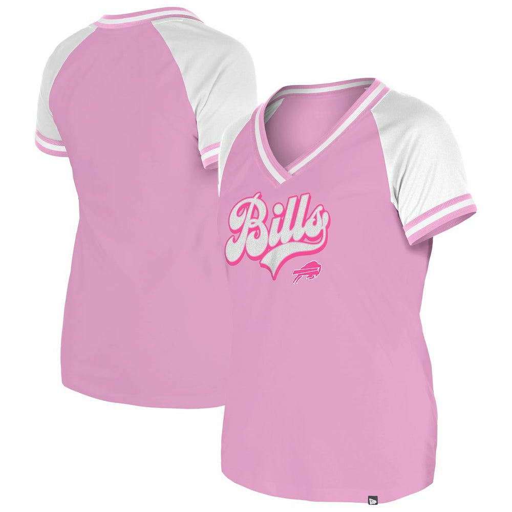 Buffalo Bills New Era Women's Mommy & Me V-Neck T-Shirt Pink - NFL