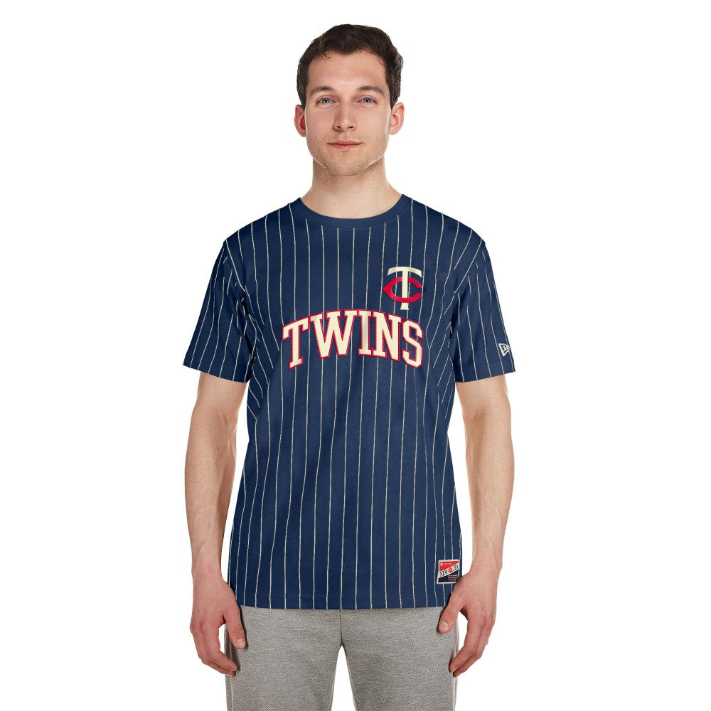 Minnesota Twins New Era Throwback Pinstripe T-Shirt for sale