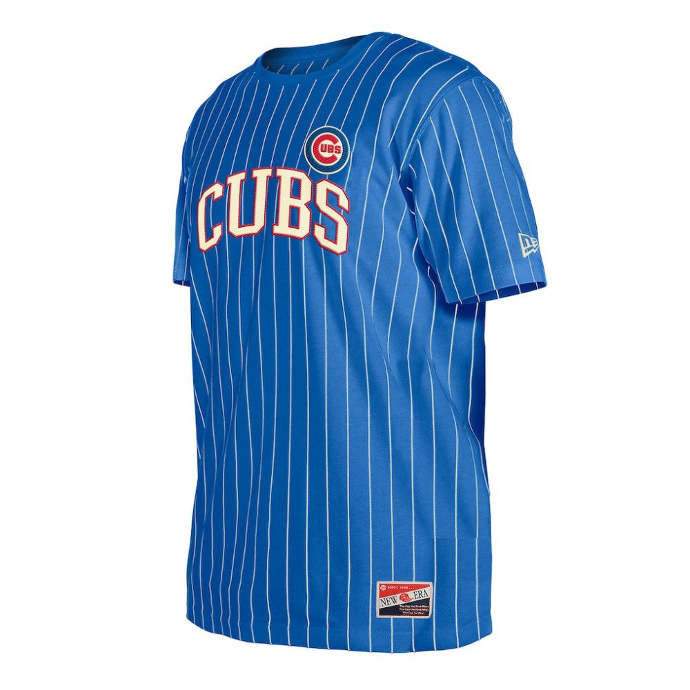 Chicago Cubs New Era Throwback Pinstripe T-Shirt Sale