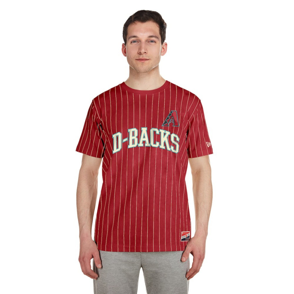 Arizona Diamondbacks New Era Throwback Pinstripe T-Shirt discount