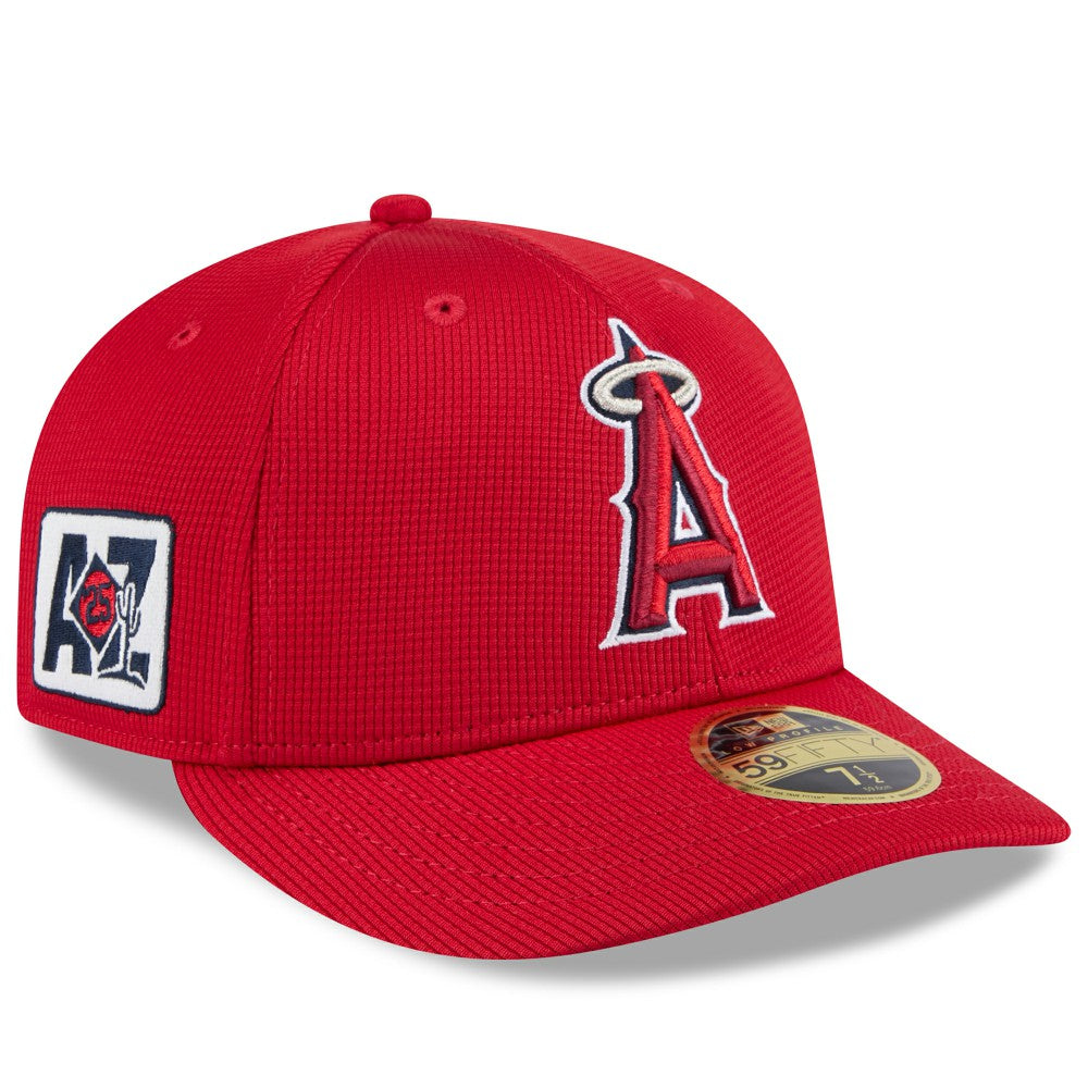 Los Angeles Angels New Era 2025 Spring Training Low Profile 59FIFTY Fitted Hat Lifestyle