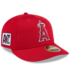Los Angeles Angels New Era 2025 Spring Training Low Profile 59FIFTY Fitted Hat Lifestyle
