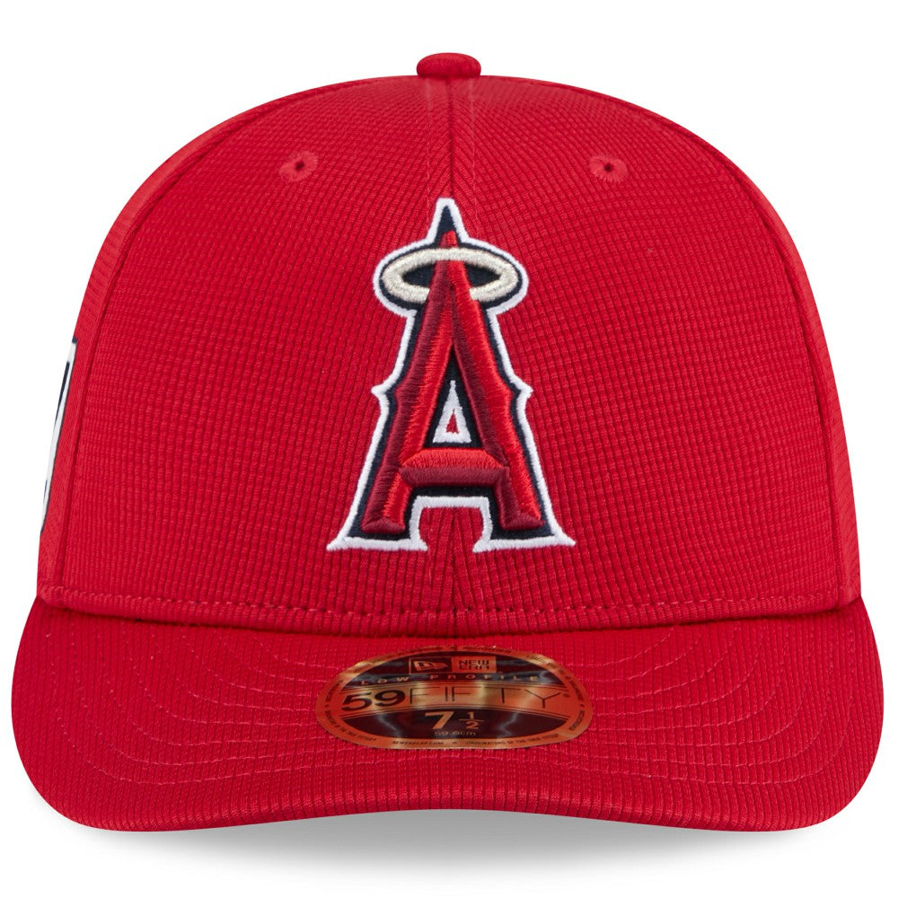 Los Angeles Angels New Era 2025 Spring Training Low Profile 59FIFTY Fitted Hat Lifestyle