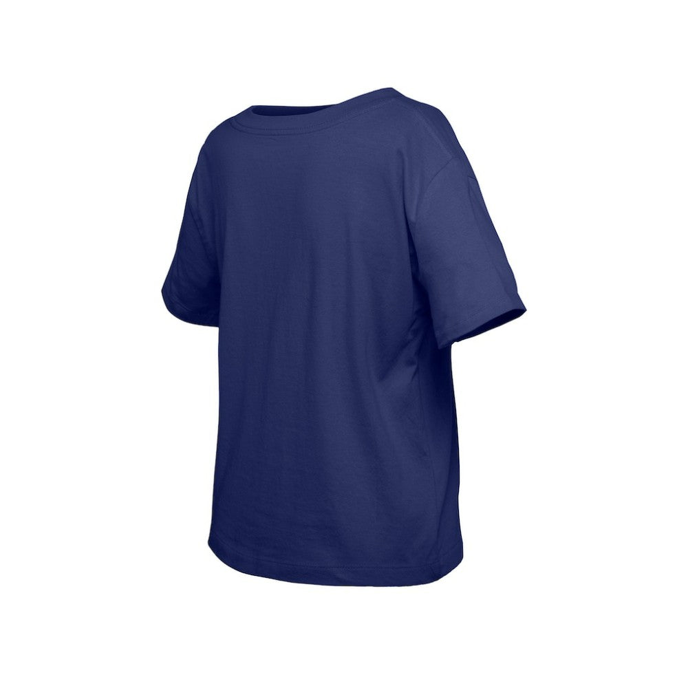 Tampa Bay Lightning - New Era Girl's Youth Flip Sequin T-Shirt Blue