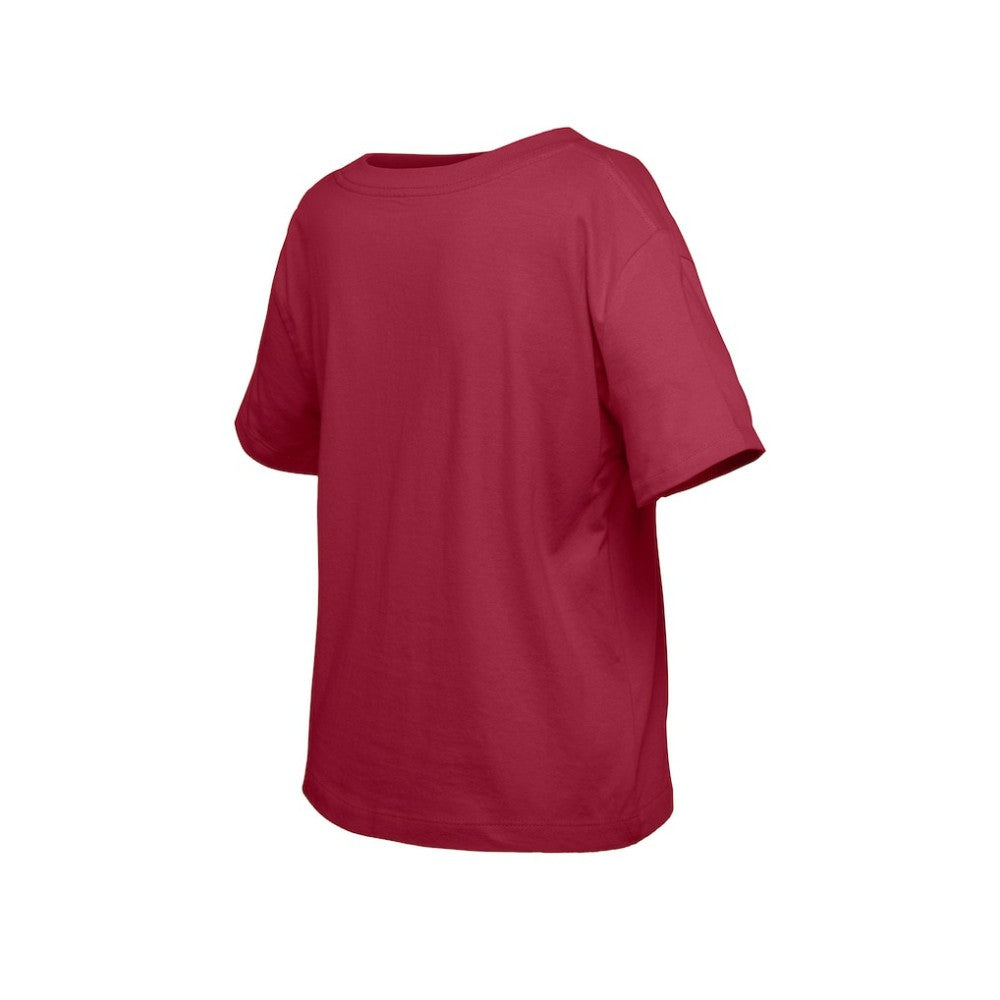 Colorado Avalanche - New Era Girl's Youth Flip Sequin T-Shirt Dark Red
