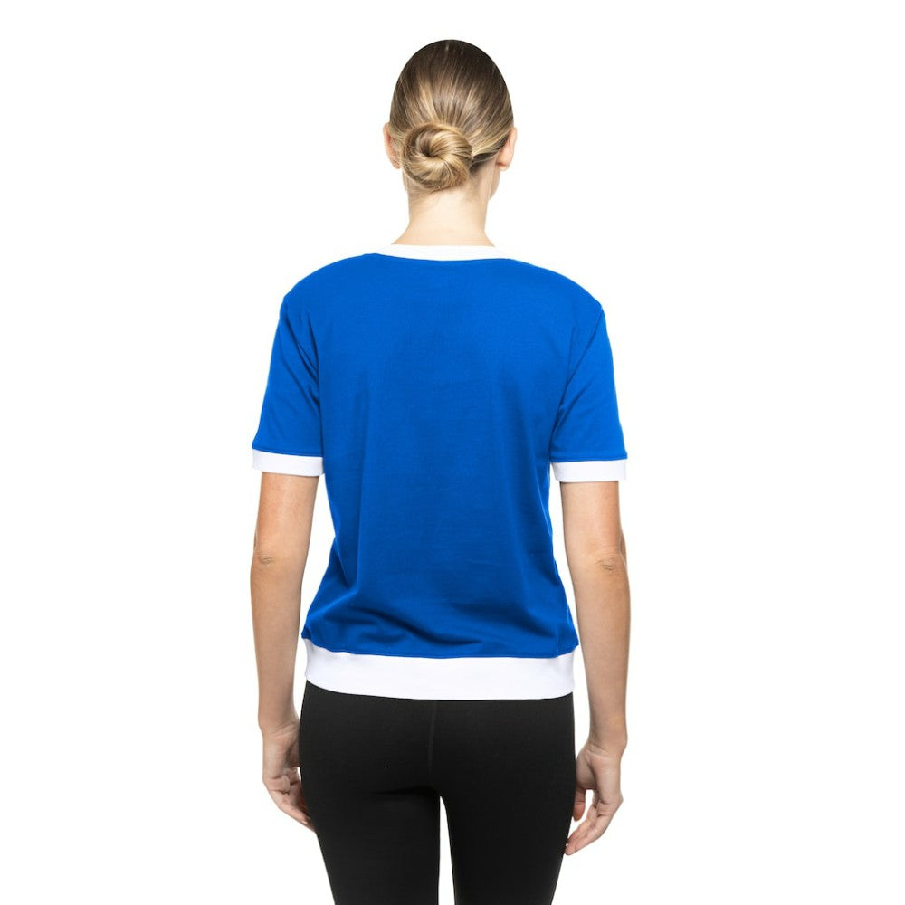 St. Louis Blues - New Era Women's Game Day Rhinestuds T-Shirt Blue