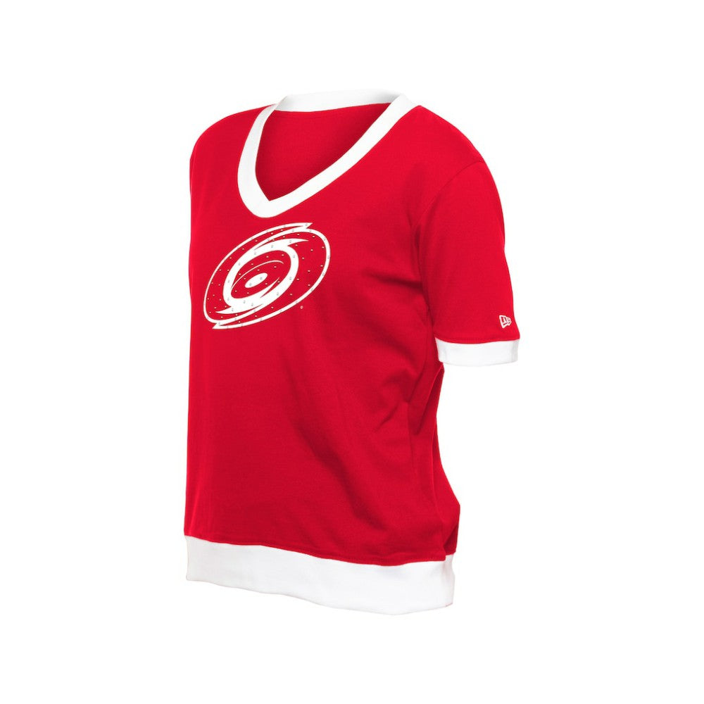 Carolina Hurricanes - New Era Women's Game Day Rhinestuds T-Shirt Red