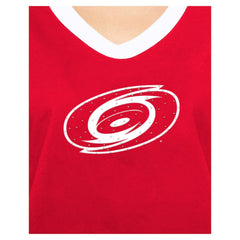Carolina Hurricanes - New Era Women's Game Day Rhinestuds T-Shirt Red