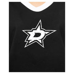 Dallas Stars - New Era Women's Game Day Rhinestuds T-Shirt Black