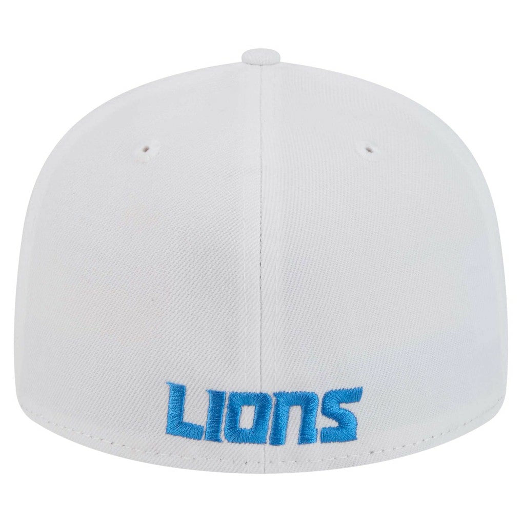 Detroit Lions New Era Omaha Low Profile 59FIFTY Fitted Hat White - NFL