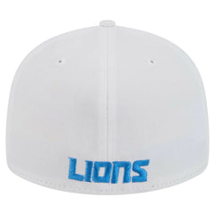 Detroit Lions New Era Omaha Low Profile 59FIFTY Fitted Hat White - NFL