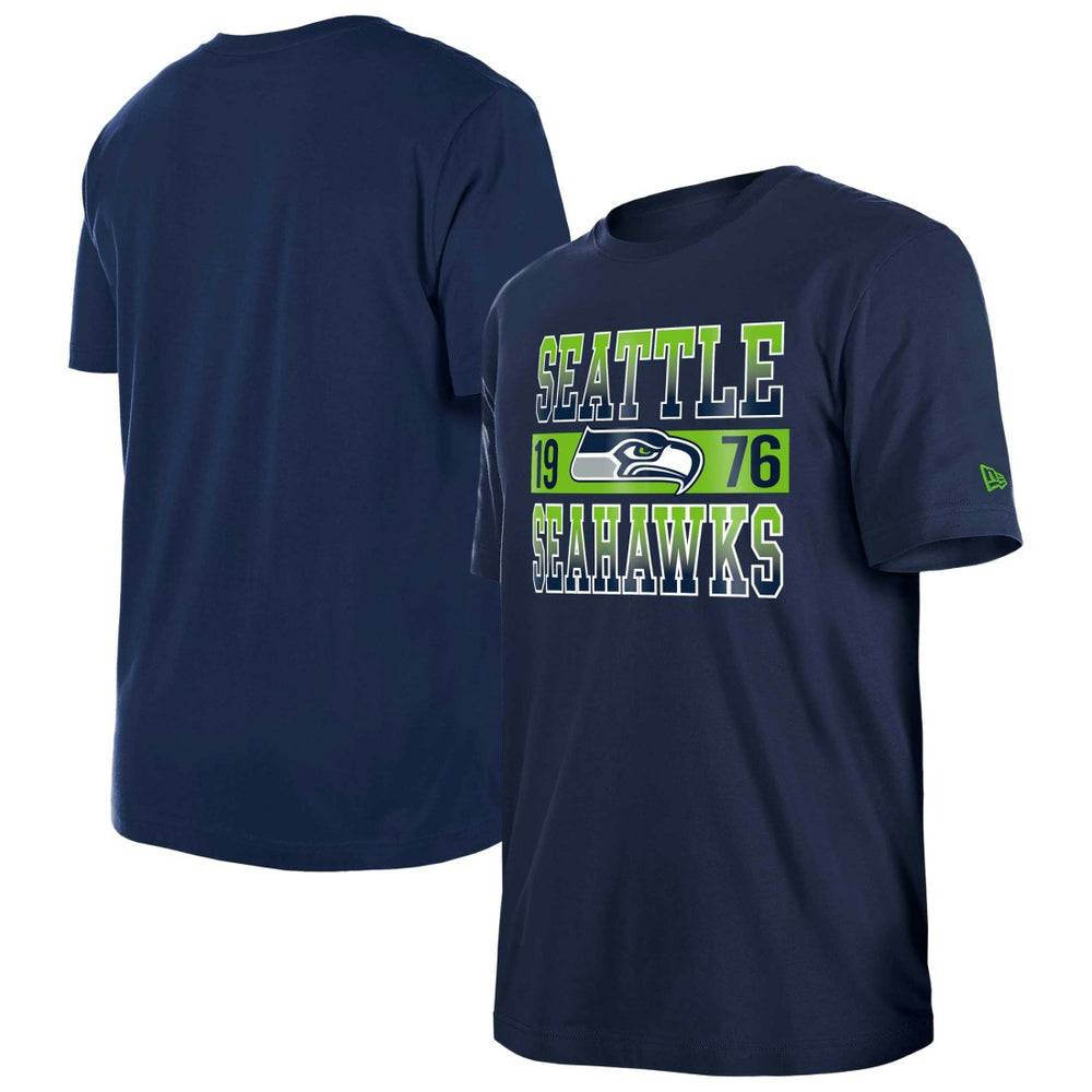 Seattle Seahawks New Era City Team T-Shirt College Navy - NFL