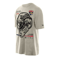 Florida Panthers - New Era Goalie Mask T-Shirt Cream