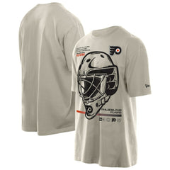 Philadelphia Flyers - New Era Goalie Mask T-Shirt Tan