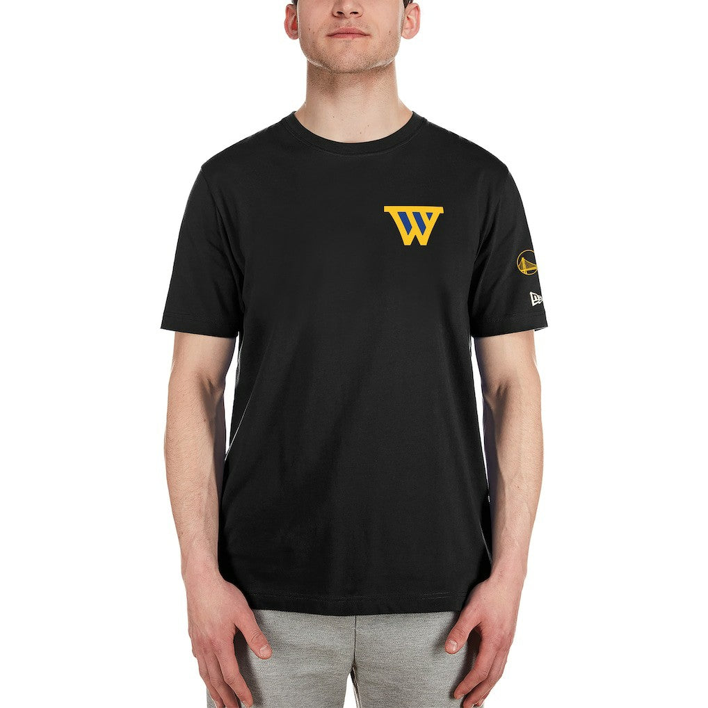 New Era - Golden State Warriors "W" Statement T-Shirt - Black