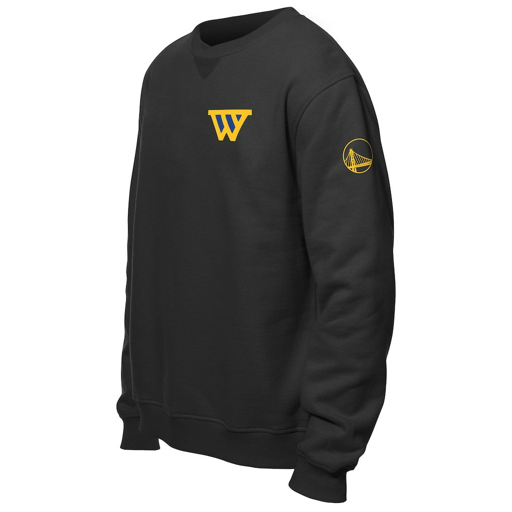New Era - Golden State Warriors "W" Statement Pullover Sweatshirt - Black