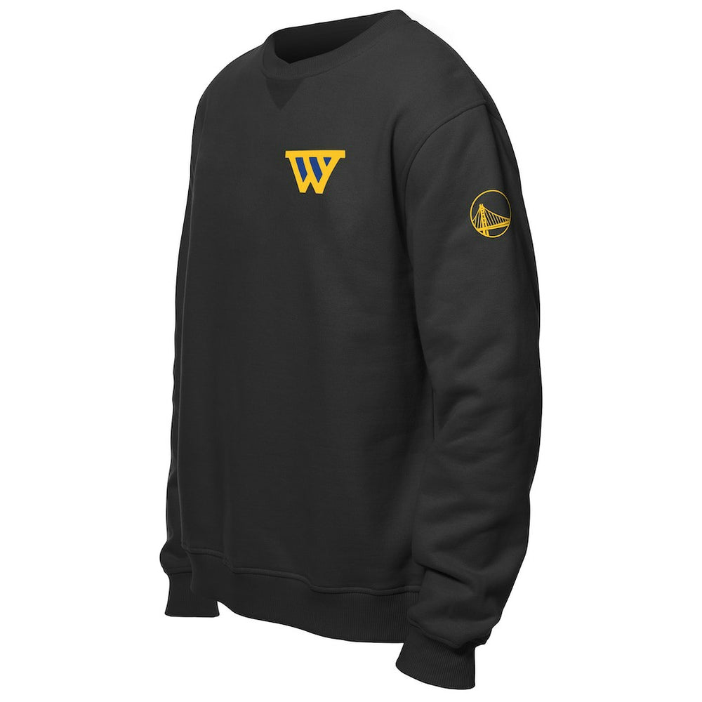 New Era - Golden State Warriors "W" Statement Pullover Sweatshirt - Black