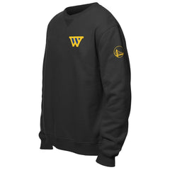 New Era - Golden State Warriors "W" Statement Pullover Sweatshirt - Black