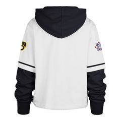 Milwaukee Brewers '47 Women's Trifecta Shortstop Cropped Pullover Hoodie Lifestyle