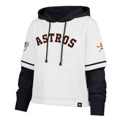 Houston Astros '47 Women's Trifecta Shortstop Cropped Pullover Hoodie Near Me