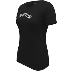 NBA - Brooklyn Nets Stadium Essentials Women's Origins Script T-Shirt - Black