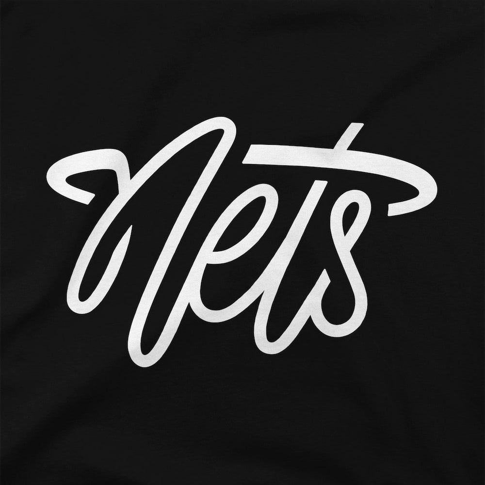 NBA - Brooklyn Nets Stadium Essentials Women's Origins Script T-Shirt - Black