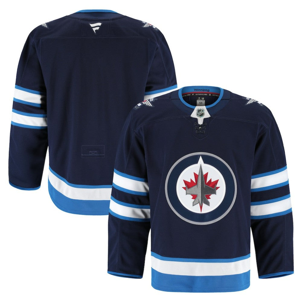Winnipeg Jets Fanatics Home Authentic Pro Jersey - Navy | NHL Jerseys