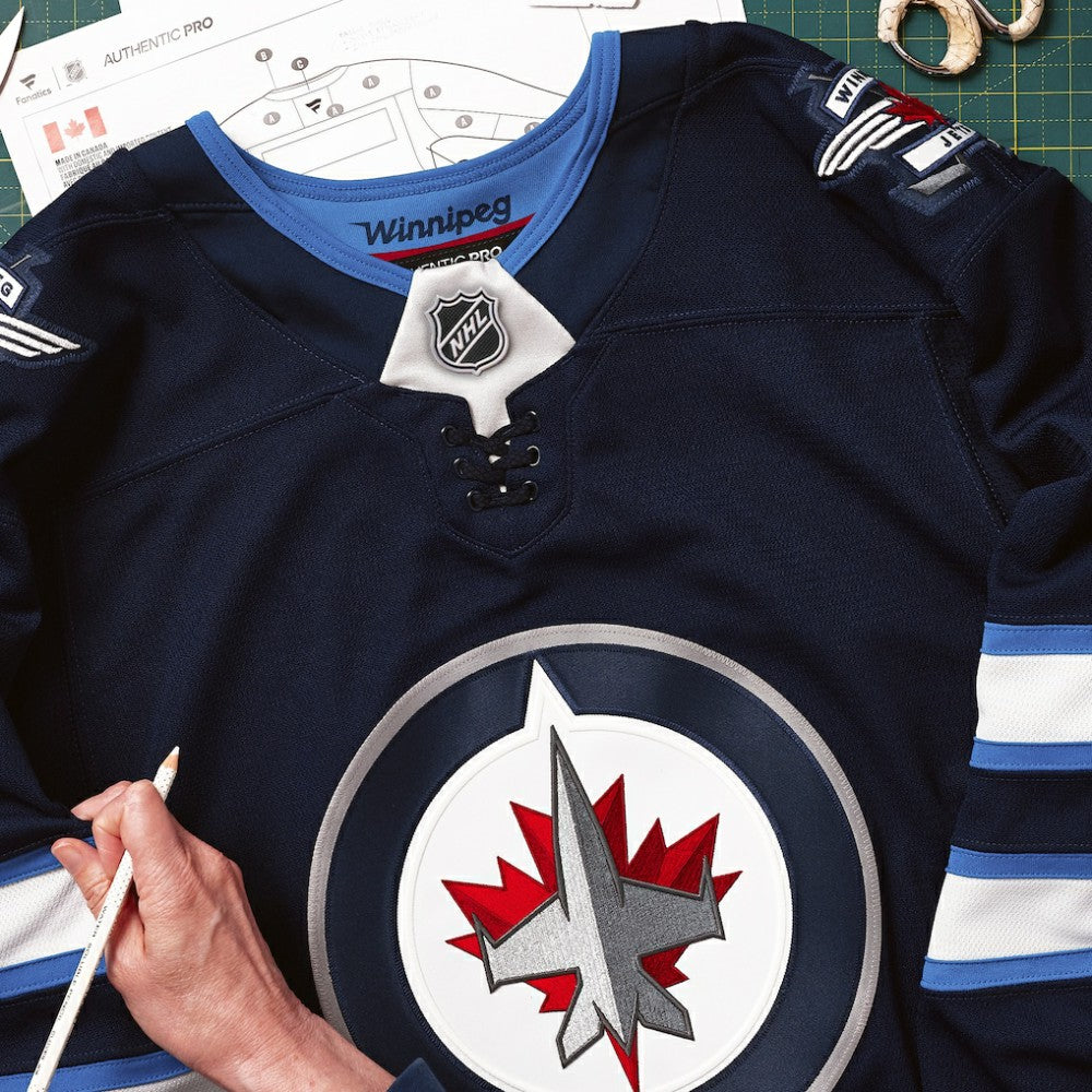 Winnipeg Jets Fanatics Home Authentic Pro Jersey - Navy | NHL Jerseys